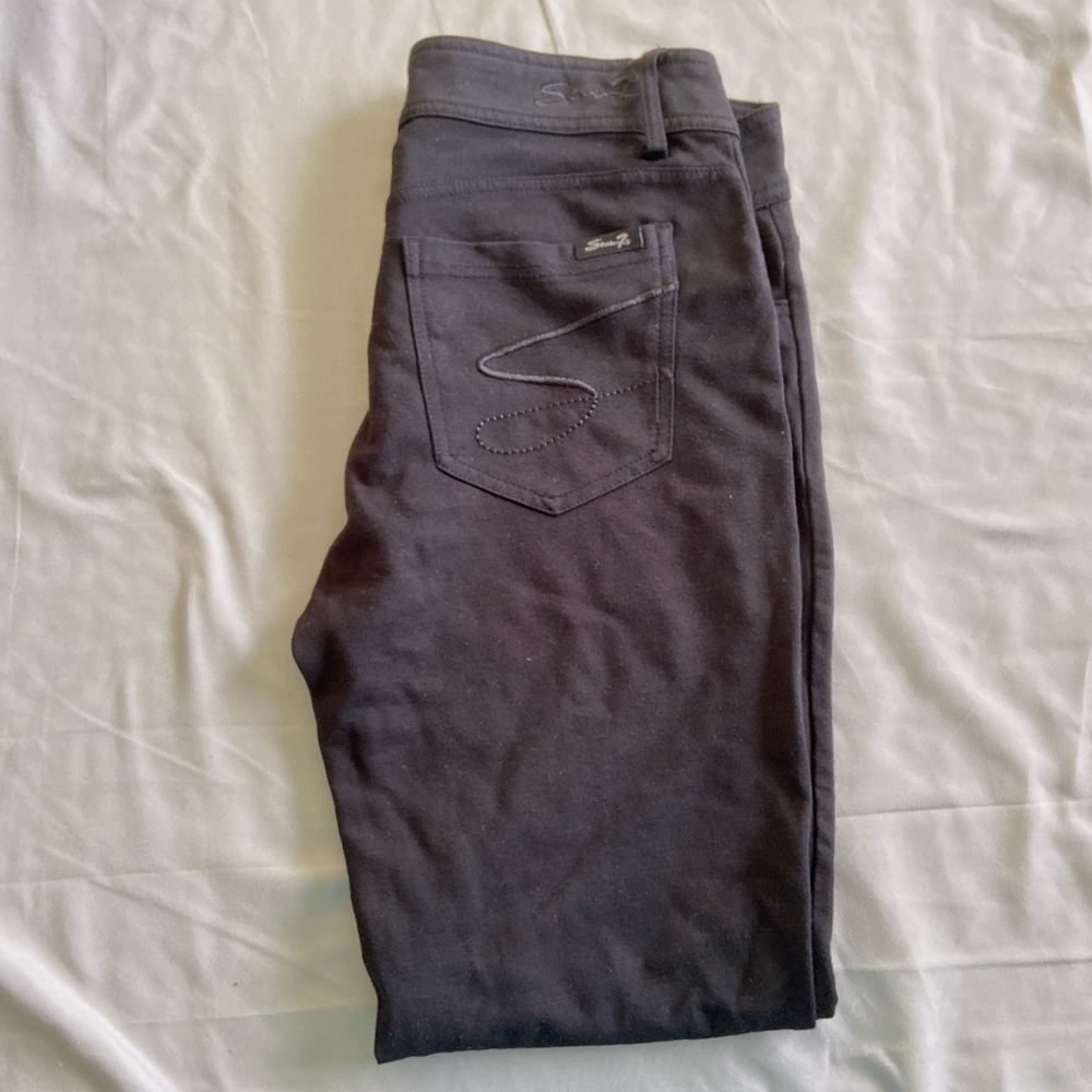 Seven7 Black Stretchy Pants